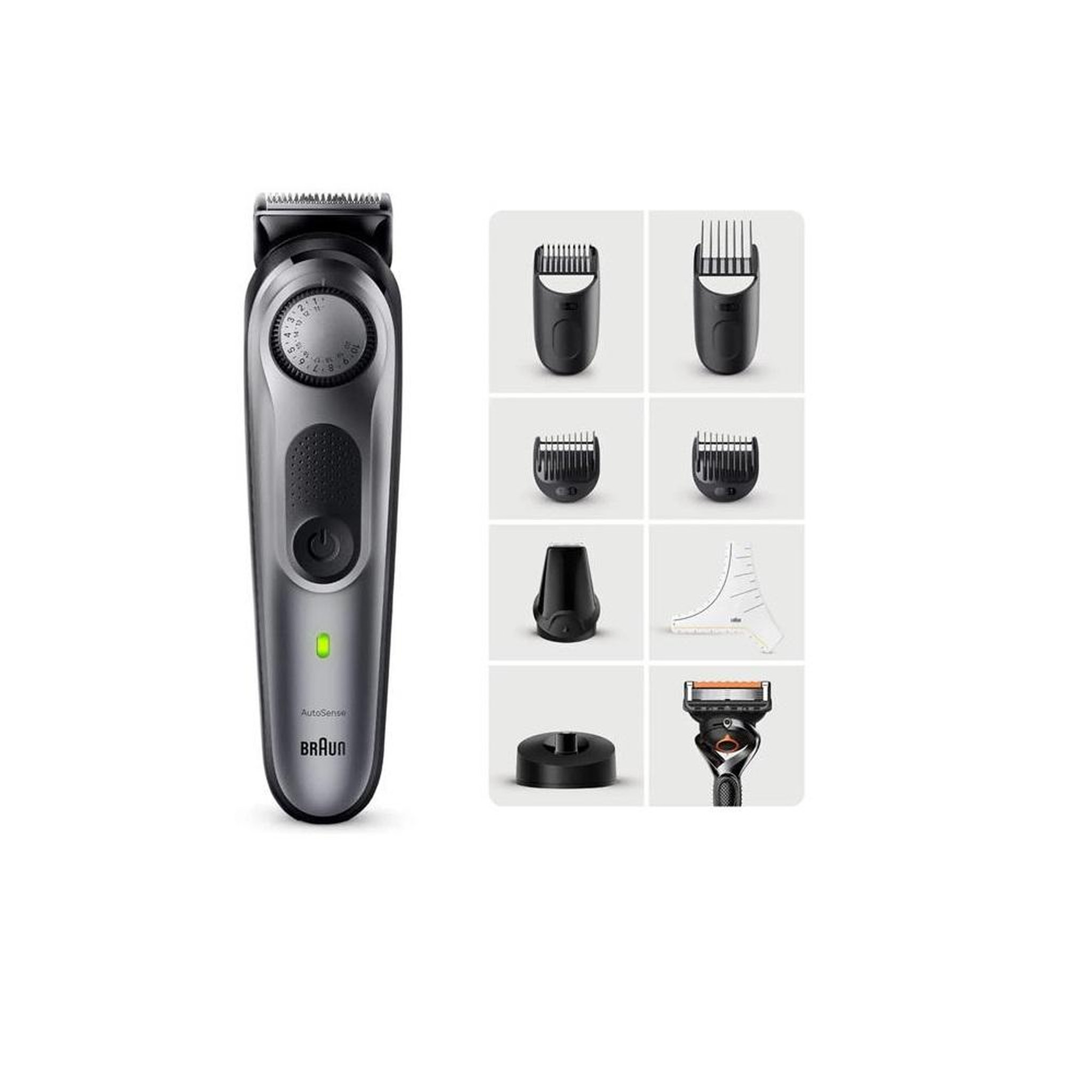 Voir la diapositive 2 : BRAUN Tondeuse à barbe rechargeable étanche - bt7420