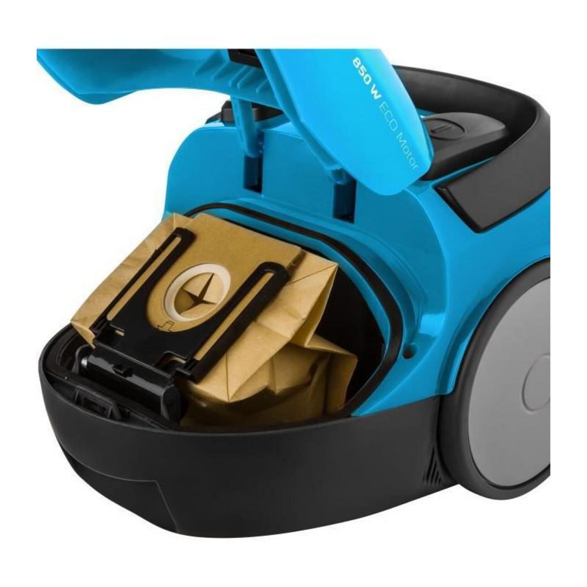 SENCO Aspirateur traîneau avec sac - SENCOR - SVC 45BL-EUE3 - Moteur ECO 850 W - 79 dBA - 1,5 L - Bleu