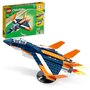 Voir la diapositive 2 : LEGO Creator 31126 - L&rsquo;Avion Supersonique, Jouet 3 en 1 Hélicoptère Bateau Avion
