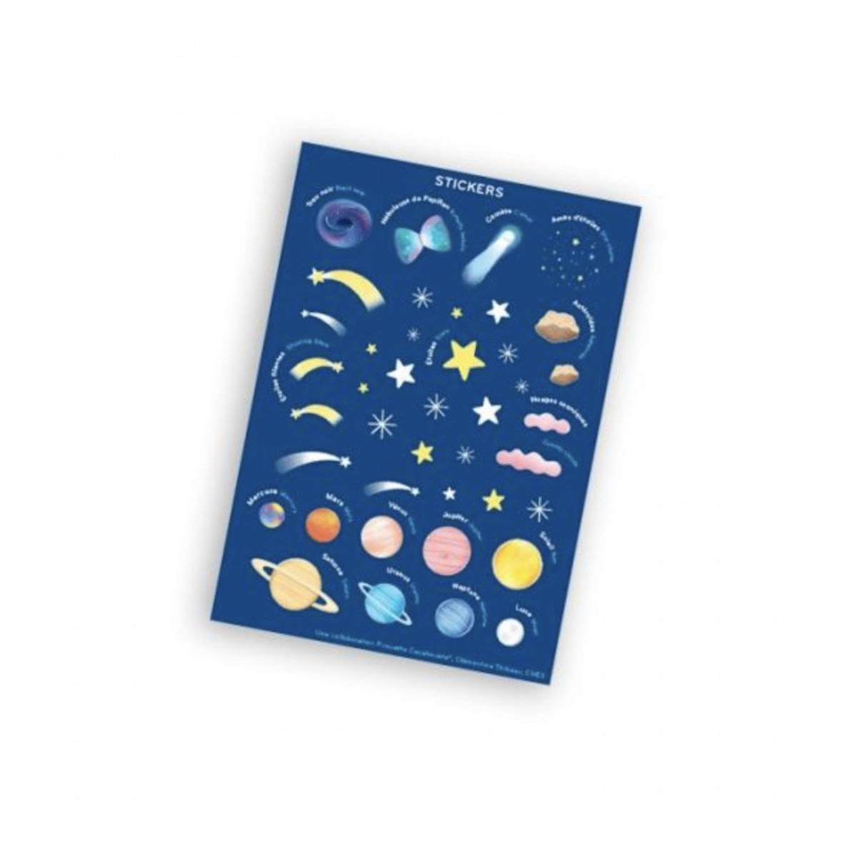 PIROUETTE CACAHOUETE Kit creatif Globe celeste CNES