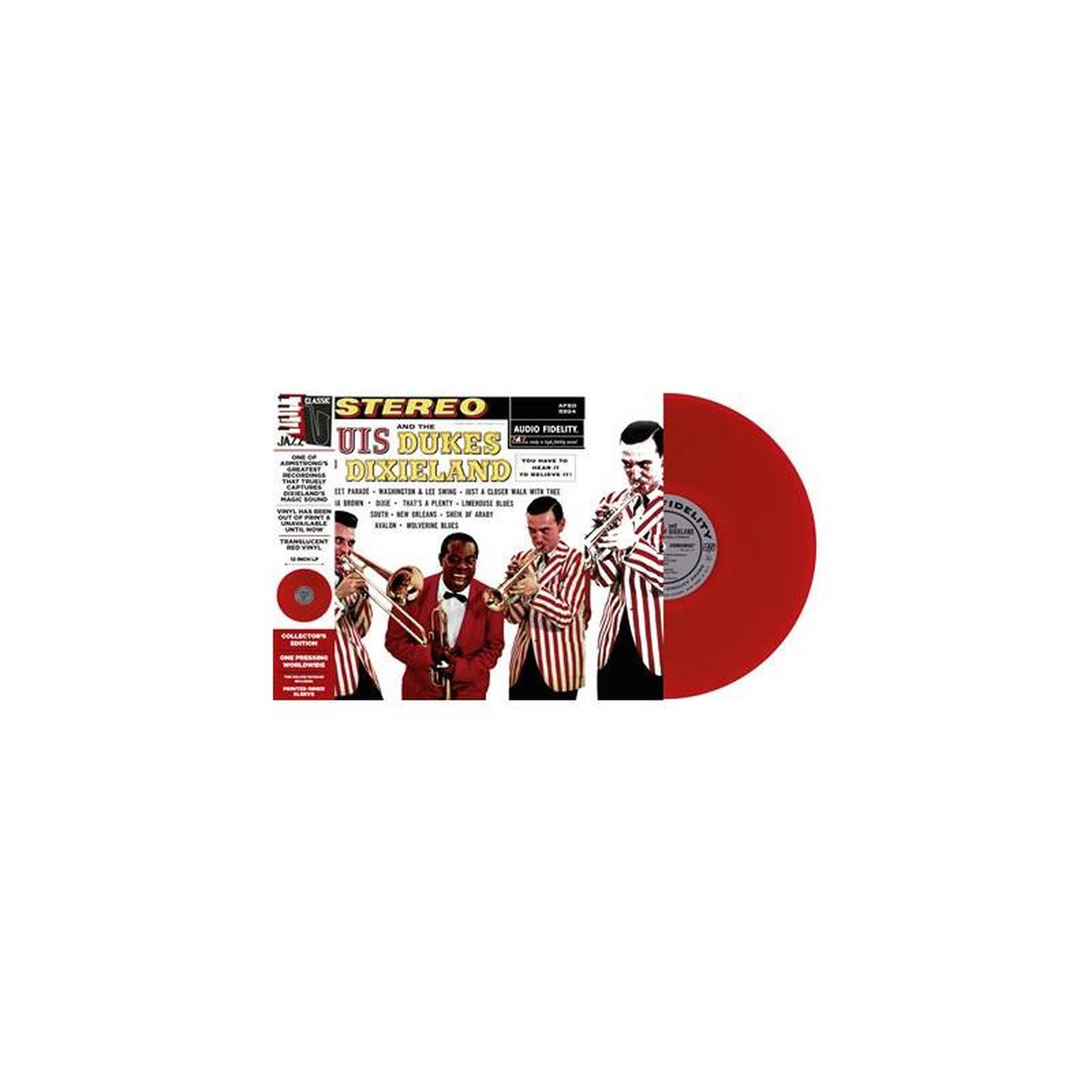Louis And The Dukes Of Dixieland (Audio Fidelity) Édition Limitée Vinyle Rouge