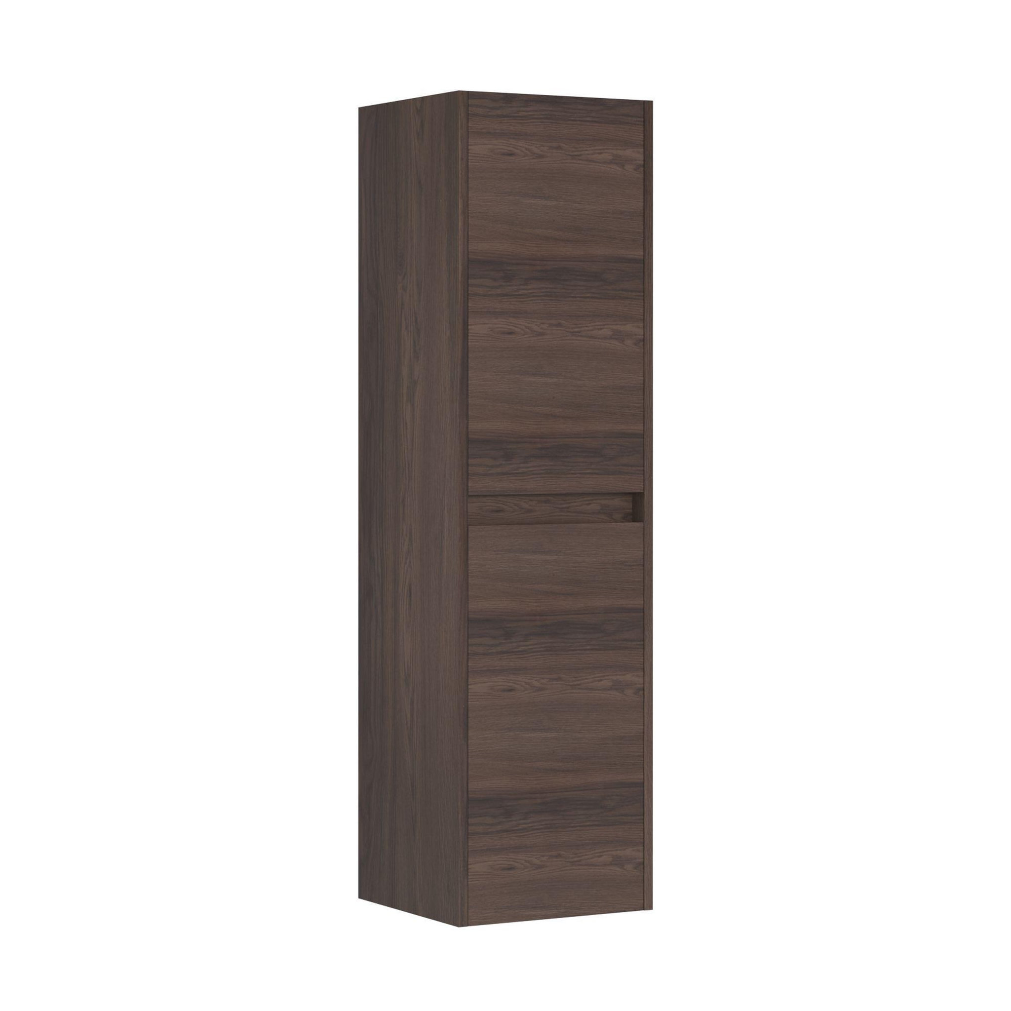 Habitat et Jardin Armoire de Salle de Bain  Side 40  - 40 x 27 x 138 cm - Dark Walnut