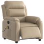Voir la diapositive 3 : VIDAXL Fauteuil de massage inclinable electrique cappuccino similicuir