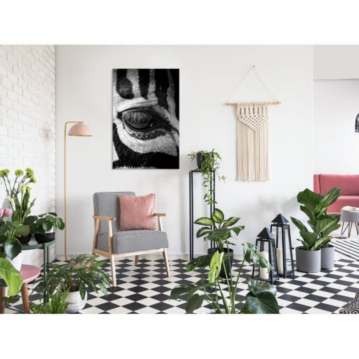 Paris Prix Tableau Imprimé  Zebra Eye