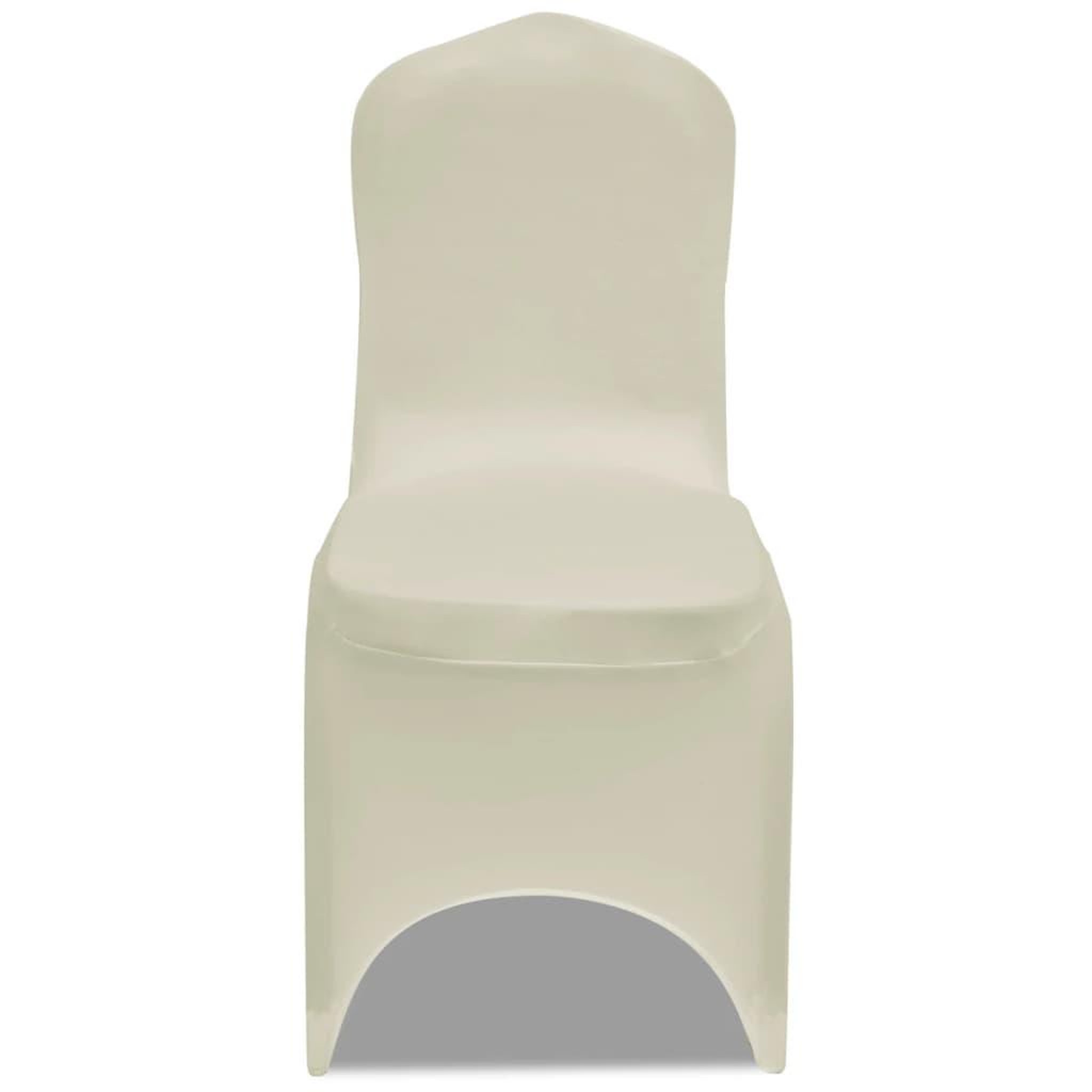 Voir la diapositive 4 : VIDAXL Housses elastiques de chaise Creme 12 pcs