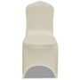 Voir la diapositive 4 : VIDAXL Housses elastiques de chaise Creme 12 pcs