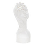 Paris Prix Vase Déco en Porcelaine  Young Lady  24cm Blanc