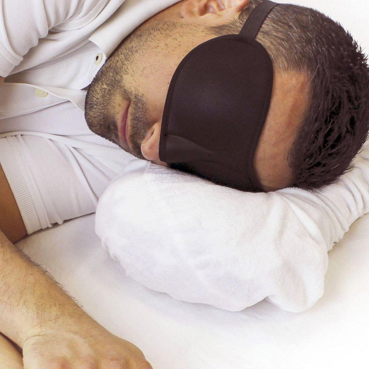 VIVEZEN Lot de 2 masques de nuit, sommeil, voyage avec serre tête élastique