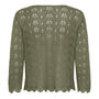 Voir la diapositive 2 : JACQUELINE DE YONG Pull Kaki Femme JDY Susi 3/4