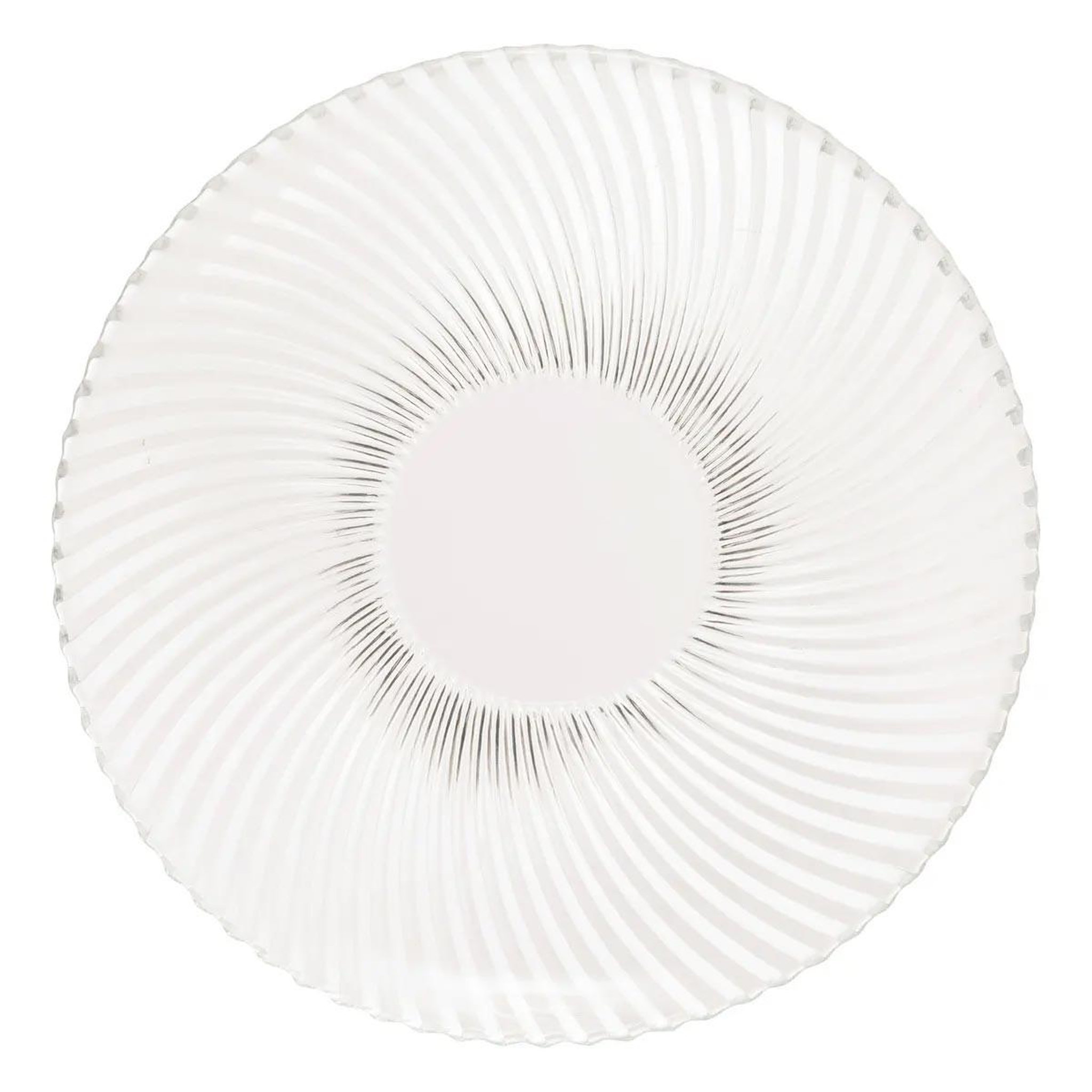 SECRET DE GOURMET Lot de 6 assiettes plates  odyssée  26cm transparent
