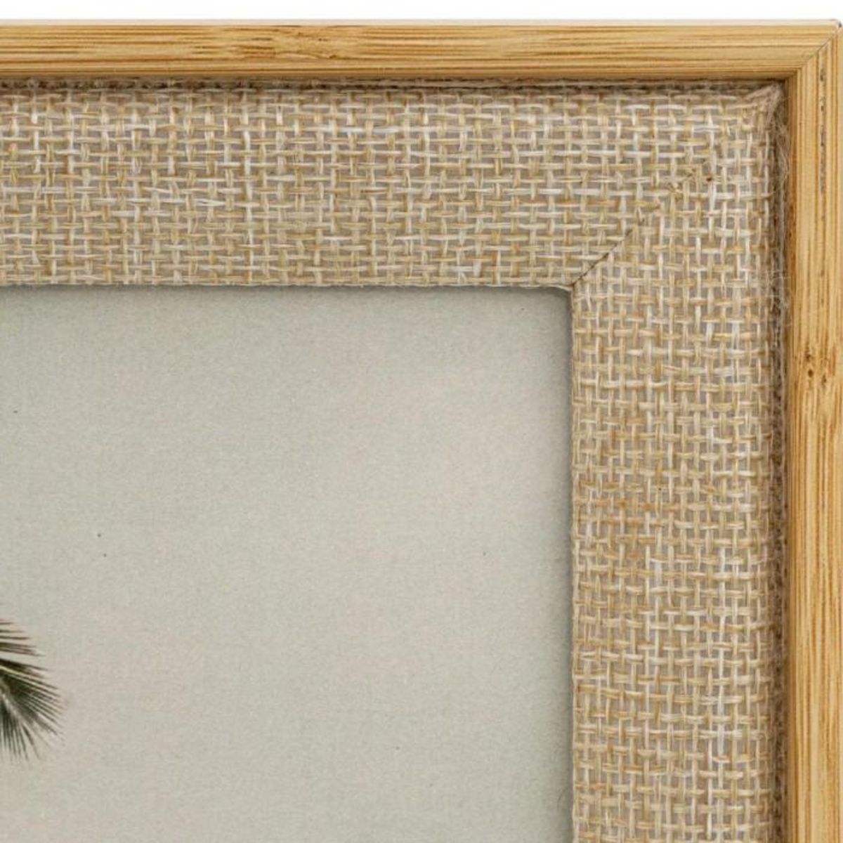 ATMOSPHERA Cadre Photo Déco en Tissu  Zera  20x25cm Beige