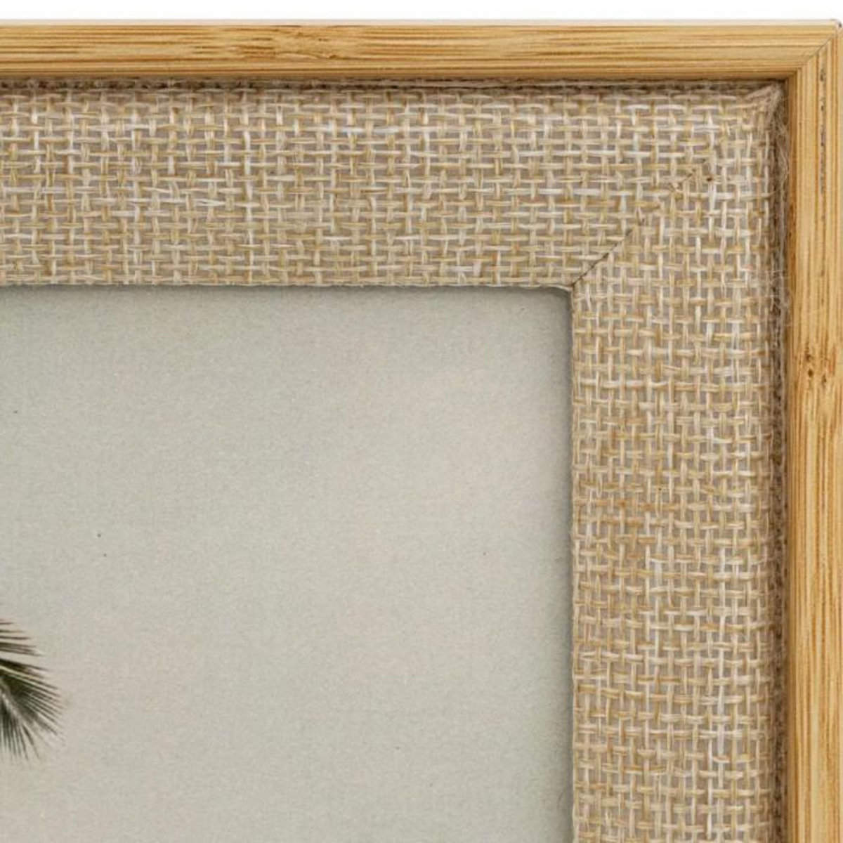 ATMOSPHERA Cadre Photo Déco en Tissu  Zera  20x25cm Beige