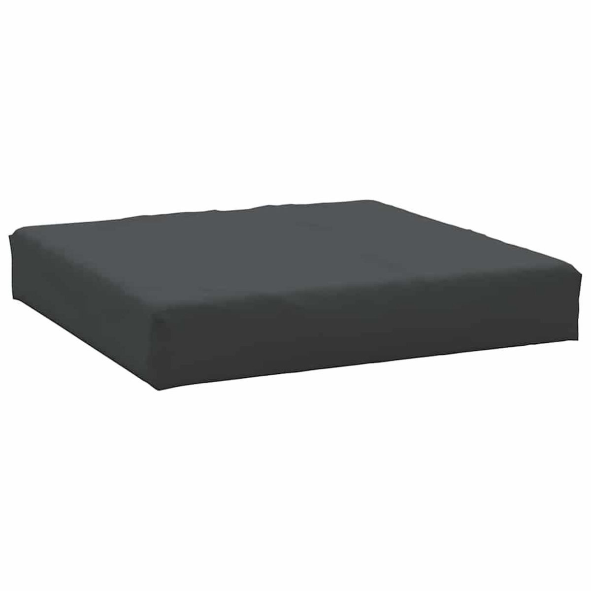 VIDAXL Coussins de palette lot de 2 noir tissu oxford