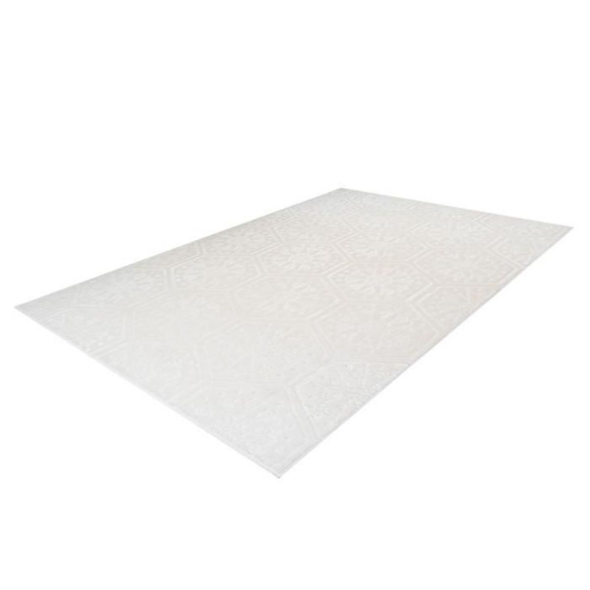 Paris Prix Tapis Moderne Fait Main  Monroe II  Blanc
