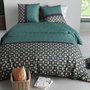 Voir la diapositive 3 : ATELIER DU COTON Parure housse de couette 100% coton 57fils victory