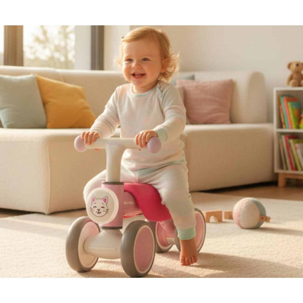 MILLY MALLY Porteur enfant York - Rose