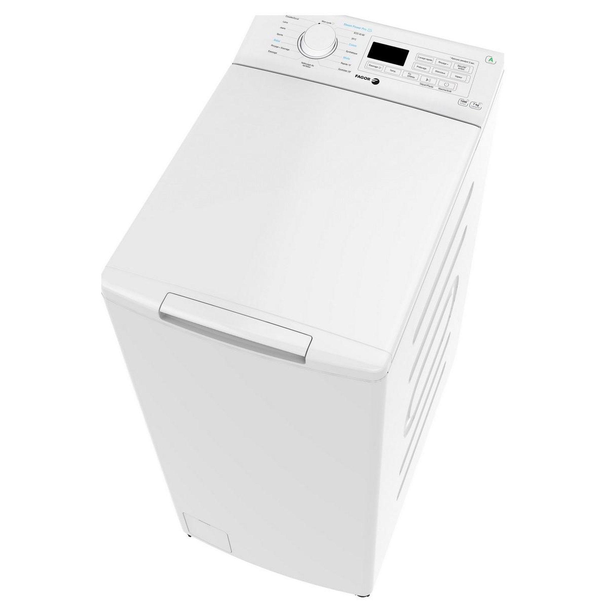 Voir la diapositive 6 : Fagor Lave-linge top 7kg 1200 tours/min - flt7012adp