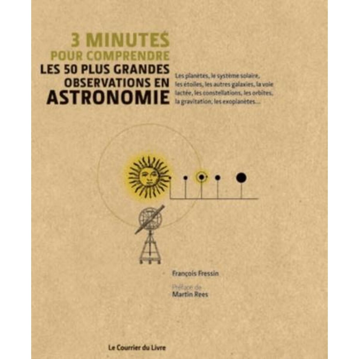 3 MINUTES POUR COMPRENDRE LES 50 PLUS GRANDES DECOUVERTES EN ASTRONOMIE, Fressin François