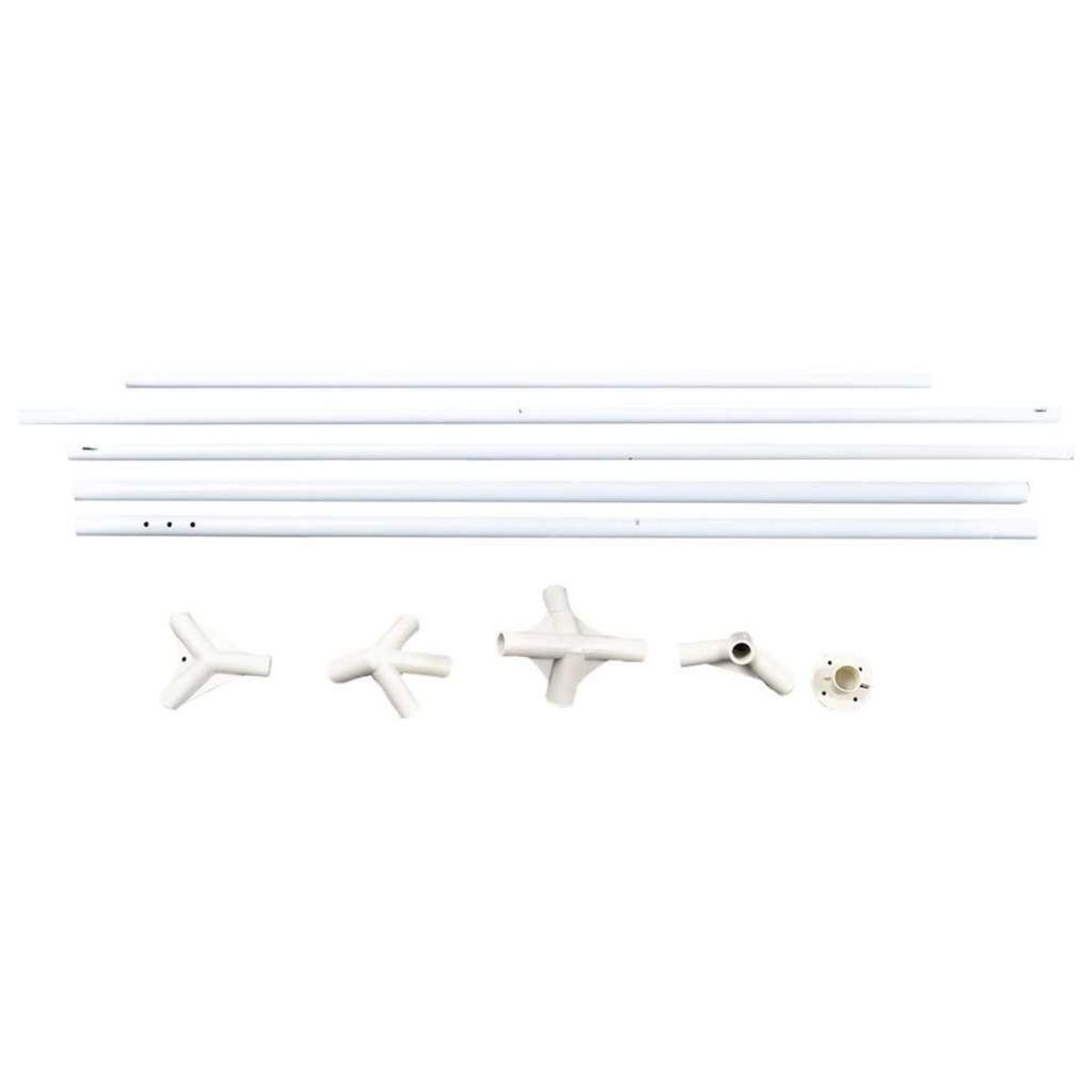 VIDAXL Tente de reception 3 x 6 m Blanc