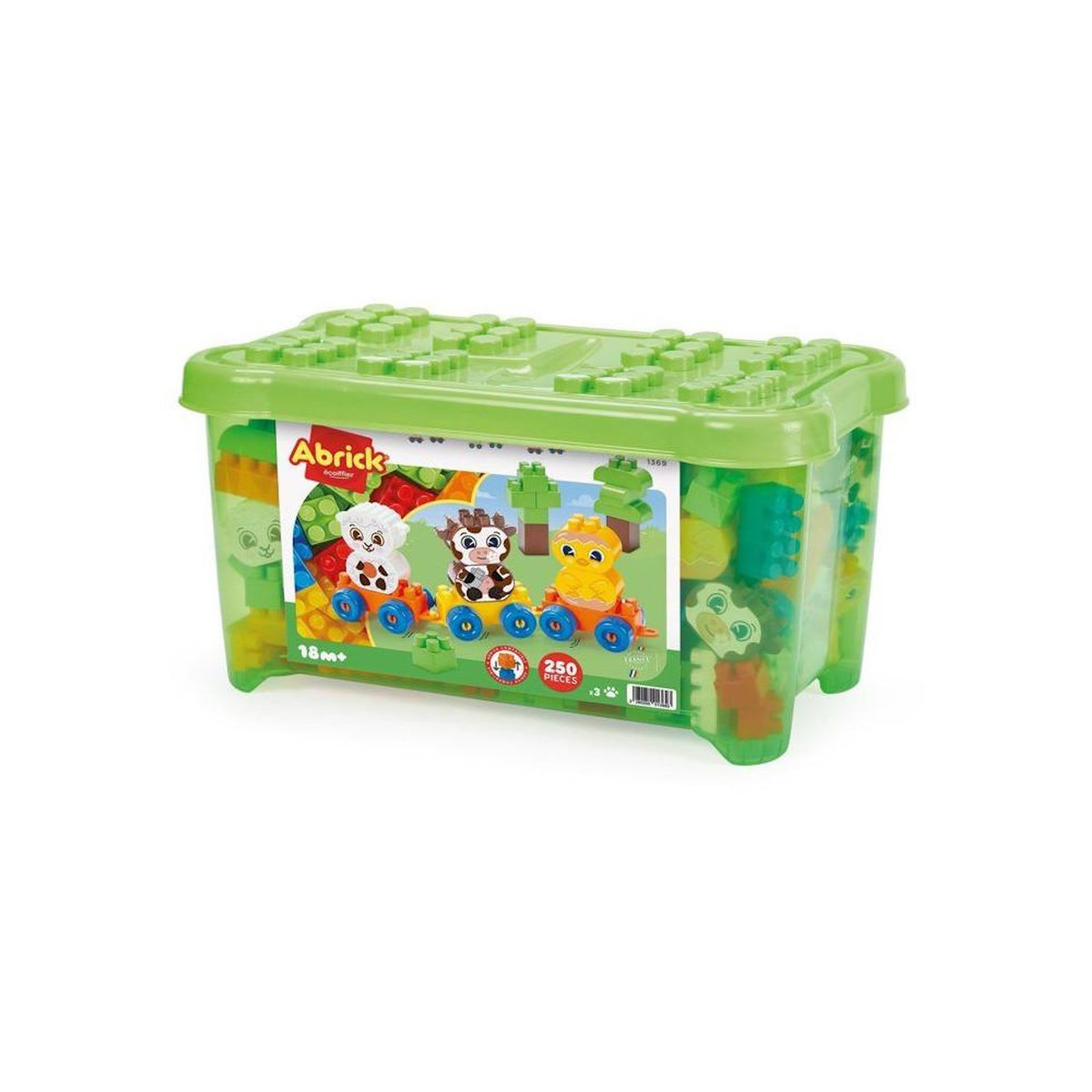 Ecoiffier BARIL FERME 250 PCS ABRICK ECOIFFIER ECO1369