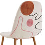 Voir la diapositive 5 : Paris Prix Lot de 4 Chaises Design  Poésie  86cm Multicolore