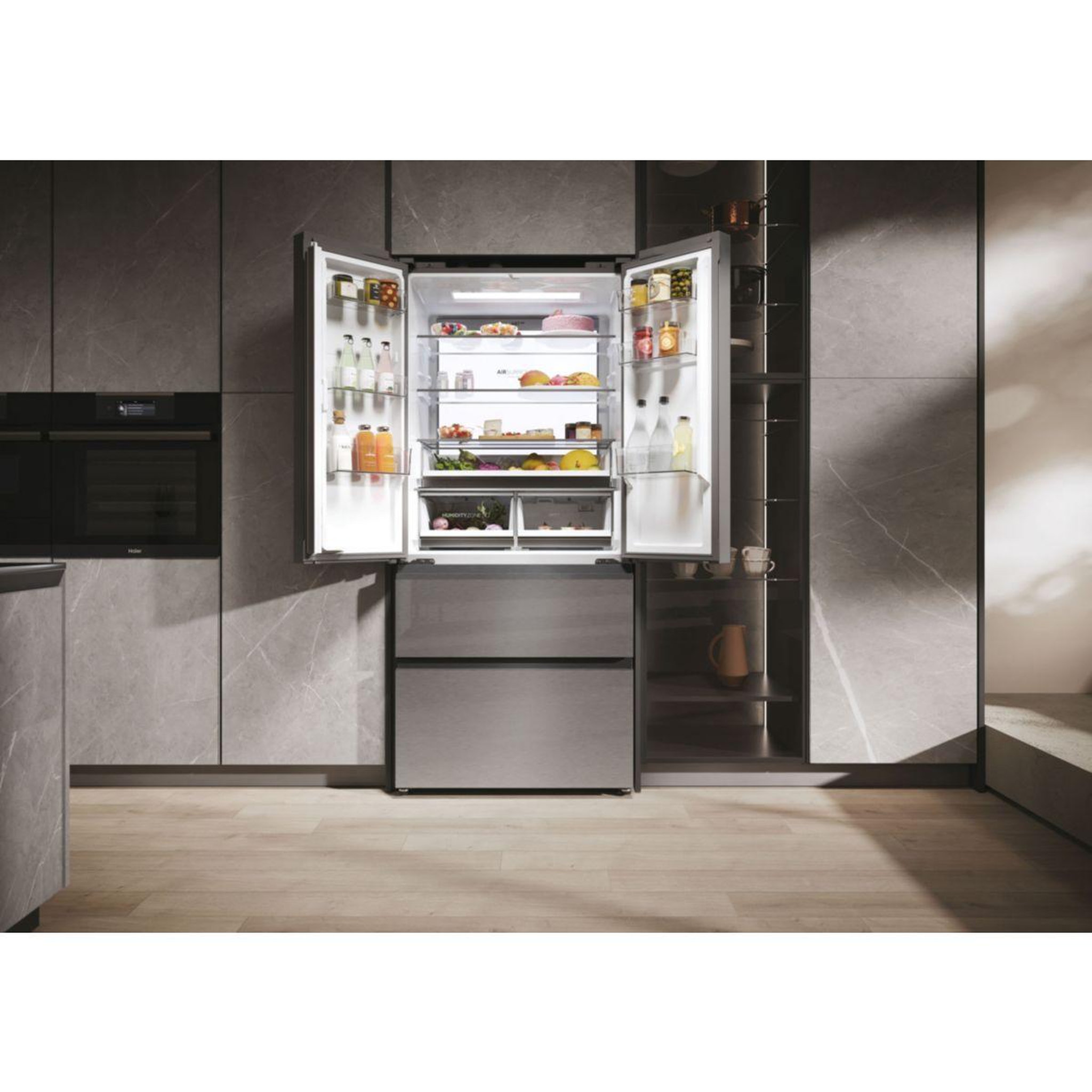 Voir la diapositive 4 : HAIER Réfrigérateur multi portes hfr7819engc