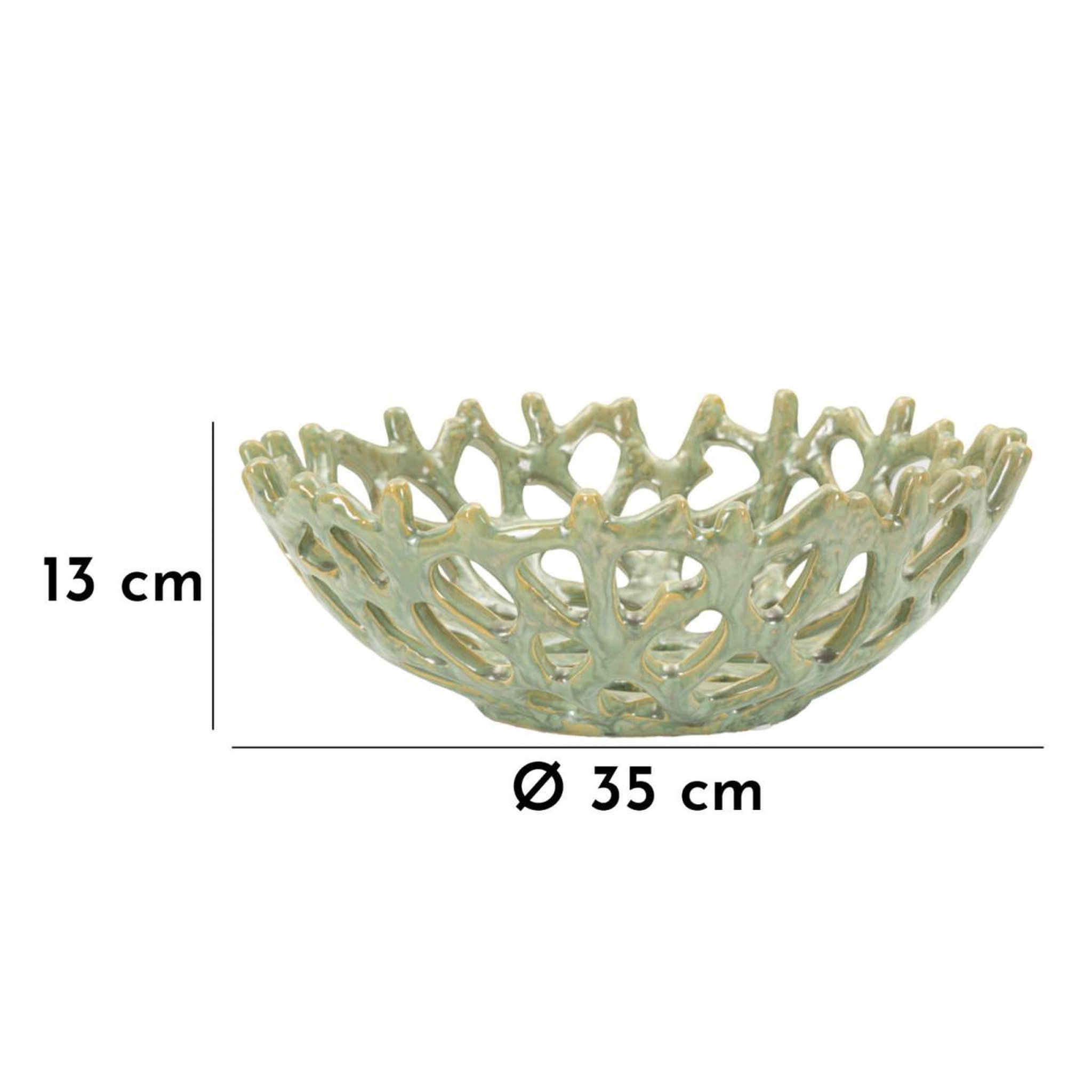 Voir la diapositive 5 : Paris Prix Vide-poche design  coral  35cm vert