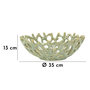 Voir la diapositive 5 : Paris Prix Vide-Poche Design  Coral  35cm Vert