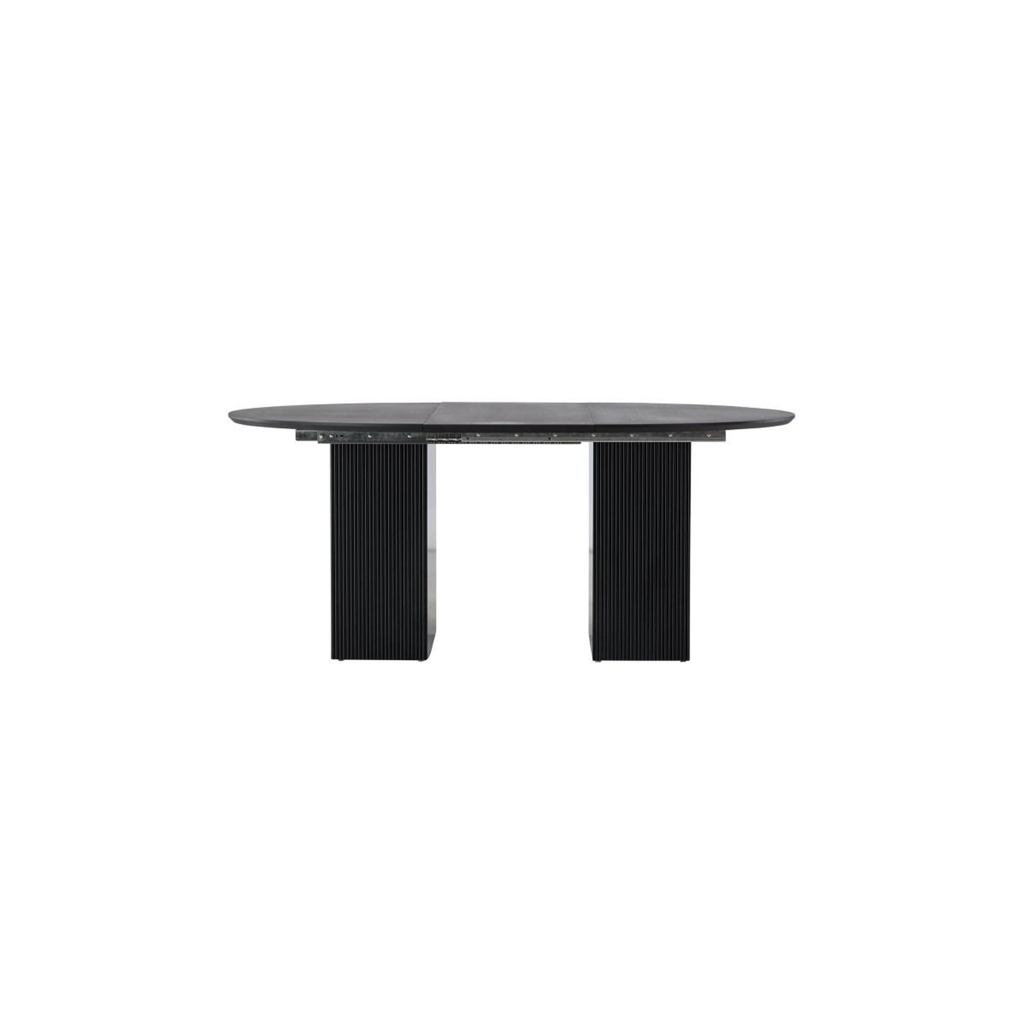 Voir la diapositive 5 : Paris Prix Table à manger extensible  mathilda  130-180cm noir