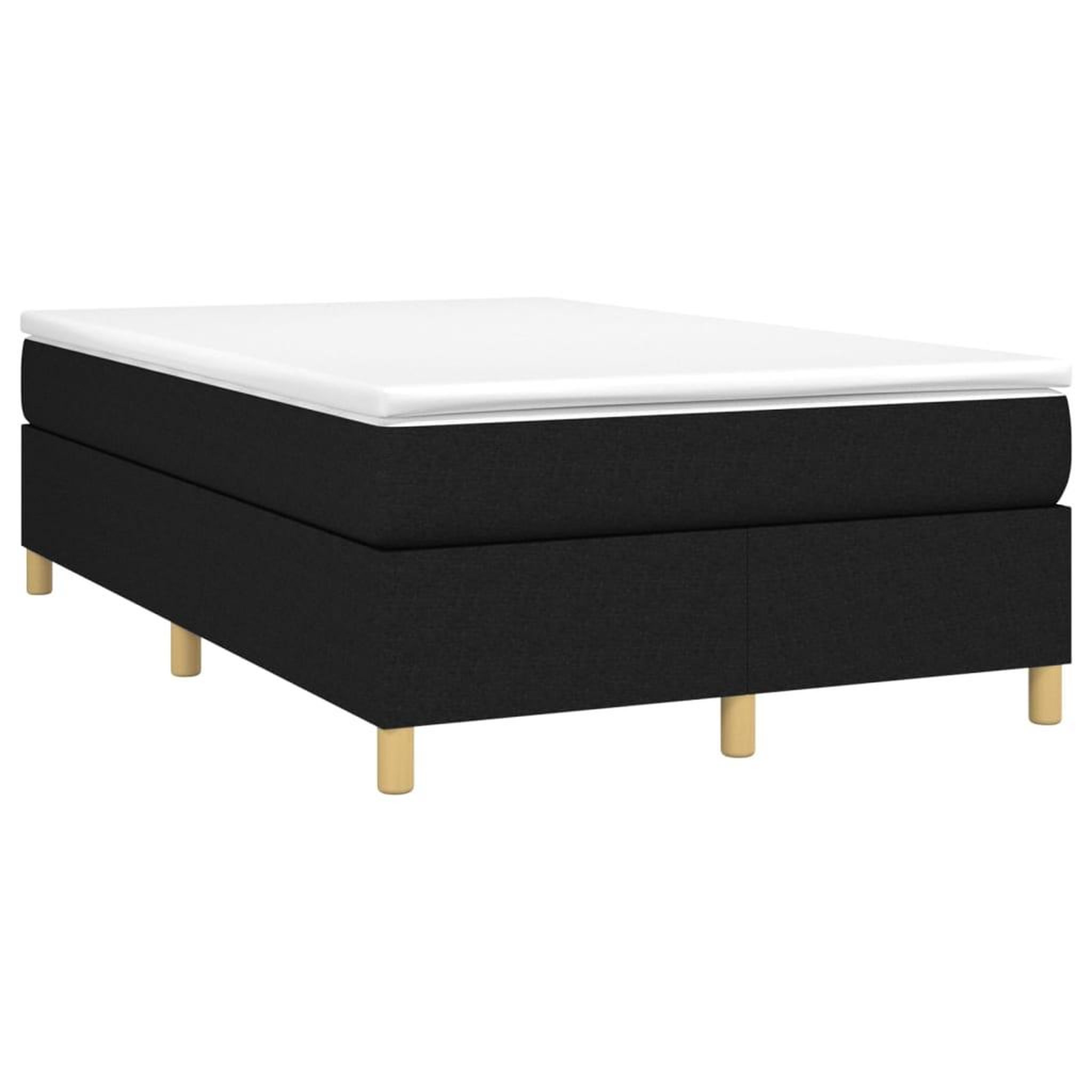 Voir la diapositive 3 : VIDAXL Cadre de lit sans matelas noir 120x200 cm tissu