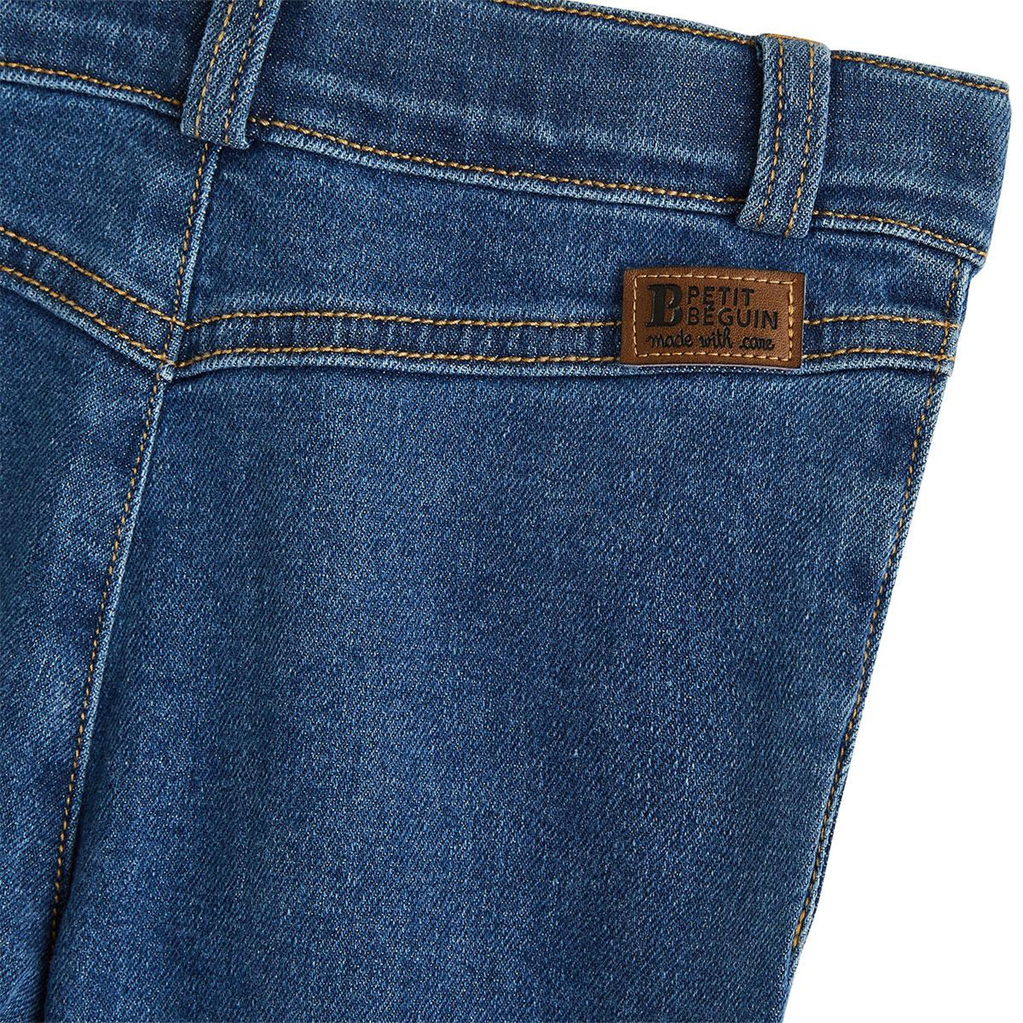 Voir la diapositive 4 : PETIT BEGUIN Jean enfant bootcut - Fille