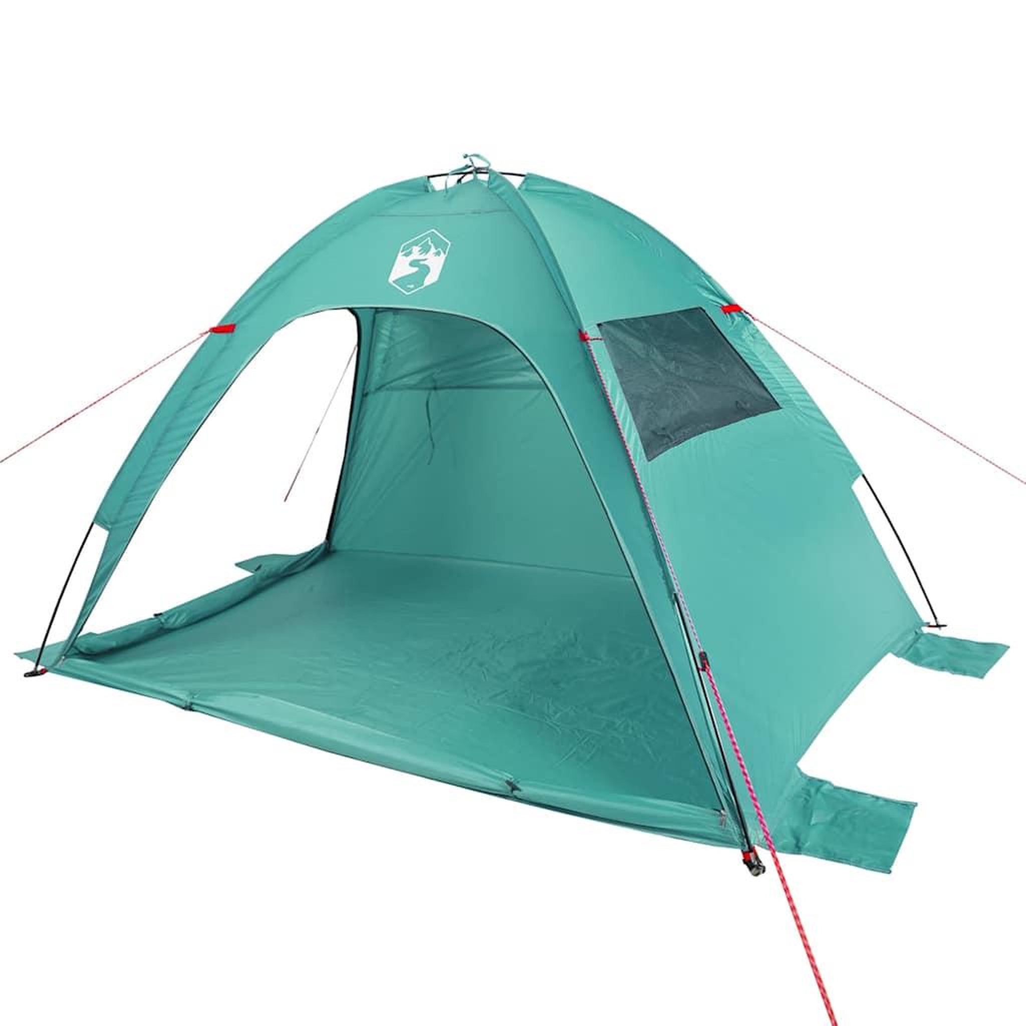 Voir la diapositive 4 : VIDAXL Tente de plage vert d'eau impermeable
