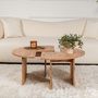 Voir la diapositive 3 : CONCEPT USINE Table basse ronde duo pin atlantique 90cm AZUS