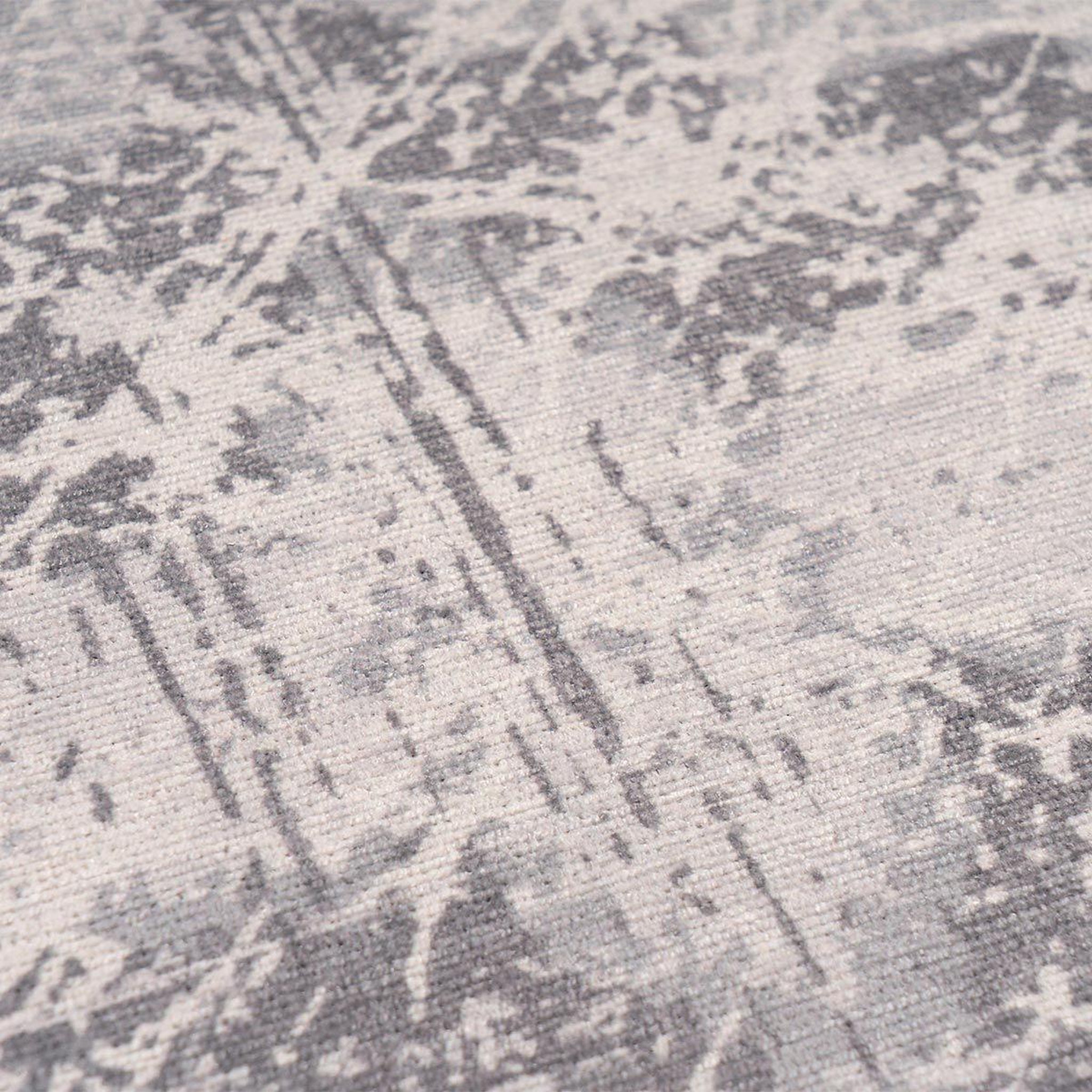 Voir la diapositive 2 : Paris Prix Tapis Tissé Doux Imprimé Vintage  Prayer  Gris