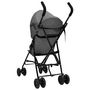 Voir la diapositive 5 : VIDAXL Poussette bebe Gris clair et noir Acier