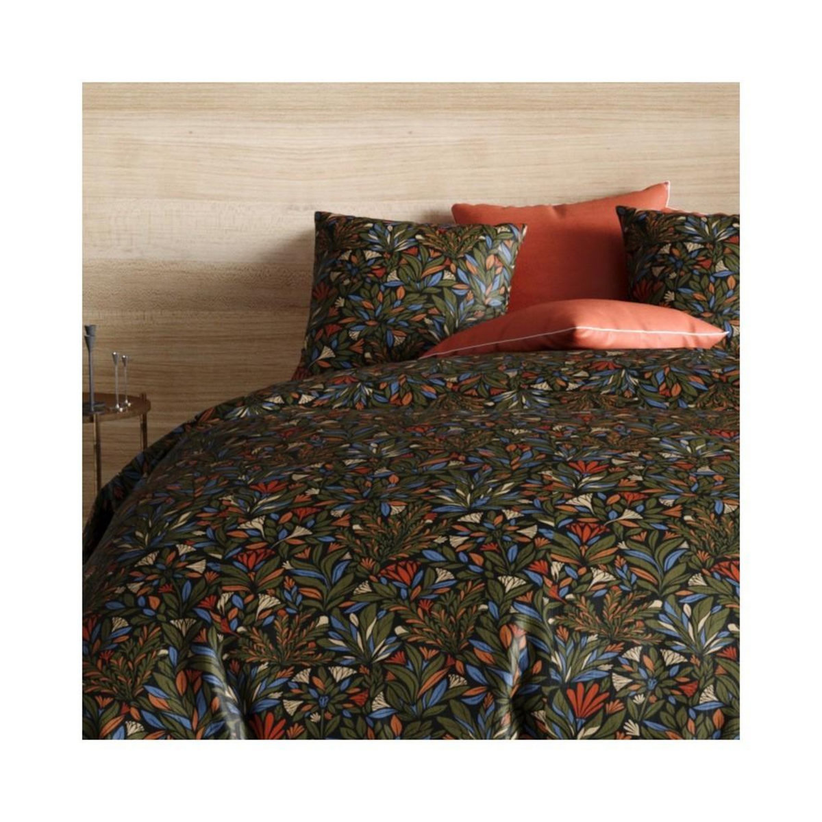 ATELIER DU COTON Housse de couette 240x220 + 2 taies BOGOTA en percale de coton 71 fils