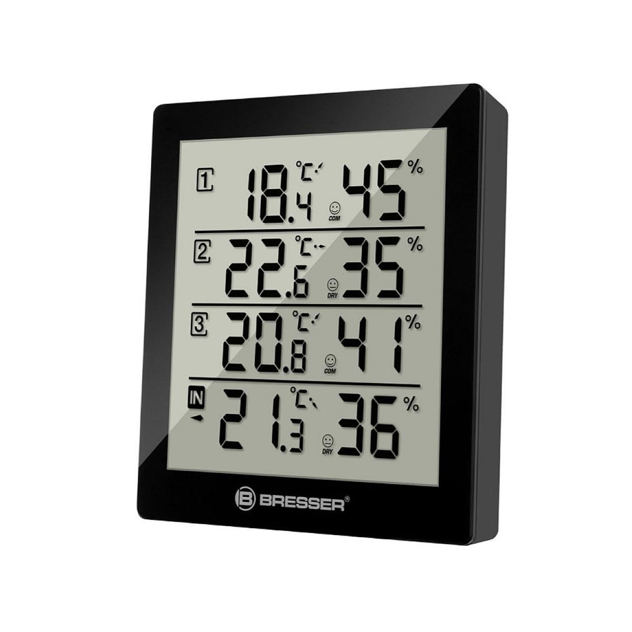 Bresser Station météo  Temeo Hygro Quadro noir