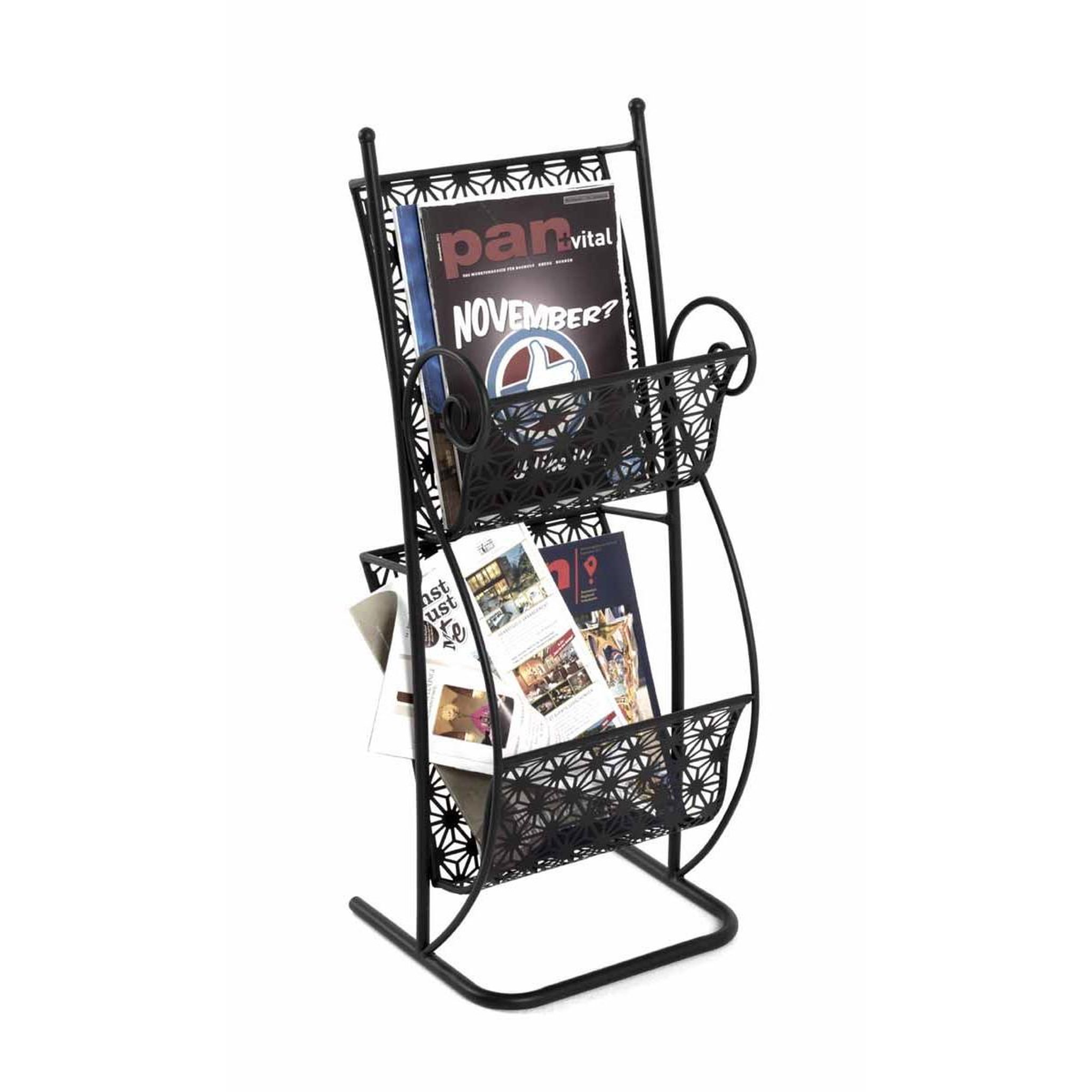 Voir la diapositive 3 : Paris Prix Porte revues vintage  stella  80cm noir