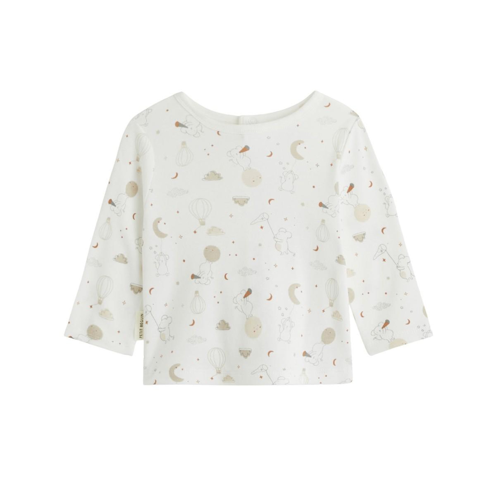 Voir la diapositive 5 : Petit Béguin Ensemble salopette bébé en velours et t-shirt eliah