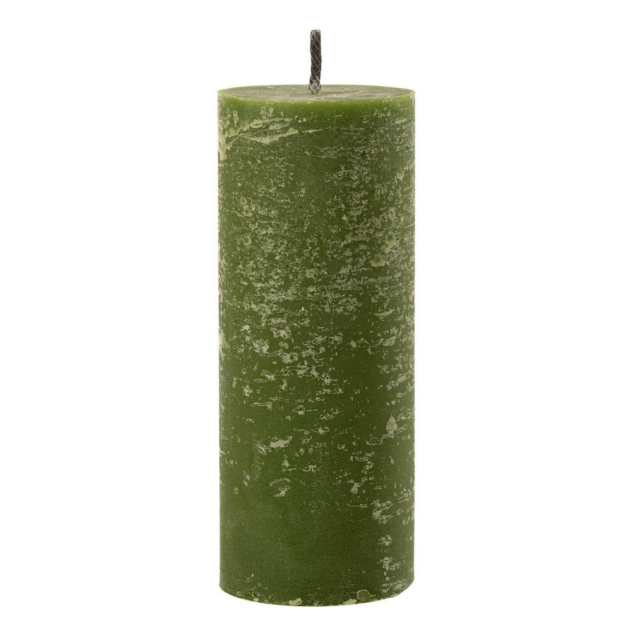 J-LINE Bougie pilier extérieur  odessa  25cm vert