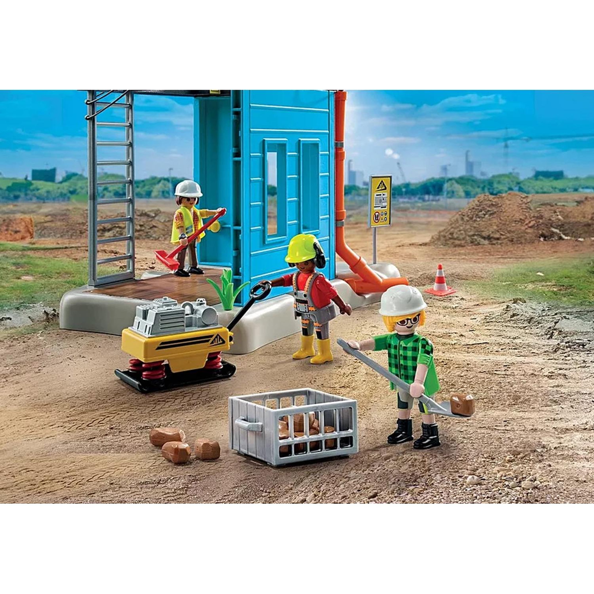 Voir la diapositive 4 : PLAYMOBIL Ouvriers et chantier