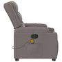 Voir la diapositive 4 : VIDAXL Fauteuil de massage inclinable Taupe Tissu
