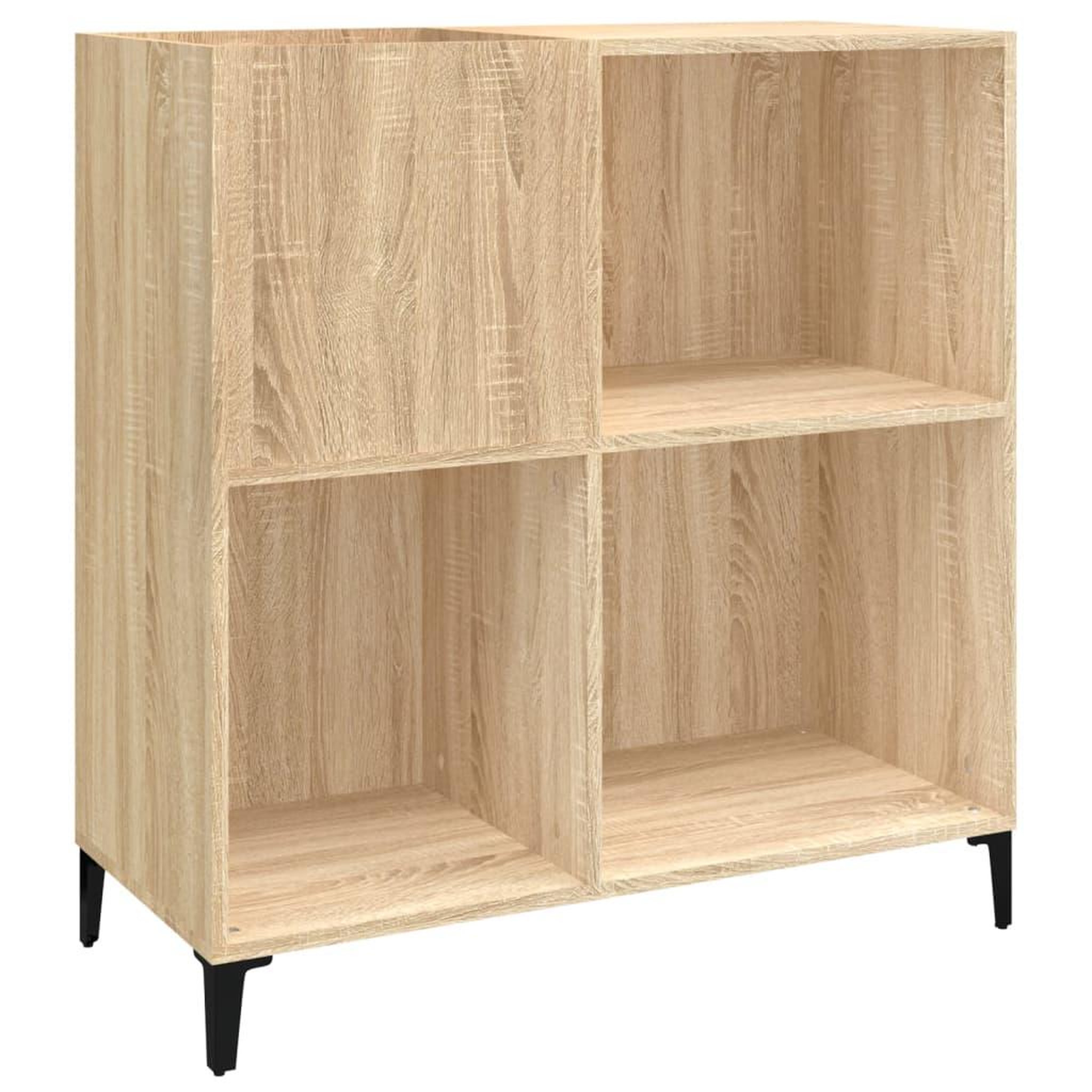 Voir la diapositive 2 : VIDAXL Armoire a disques chene sonoma 84,5x38x89 cm bois d'ingenierie