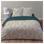 Voir la diapositive 1 : Parure housse de couette en microfibre motif floral THEODORA