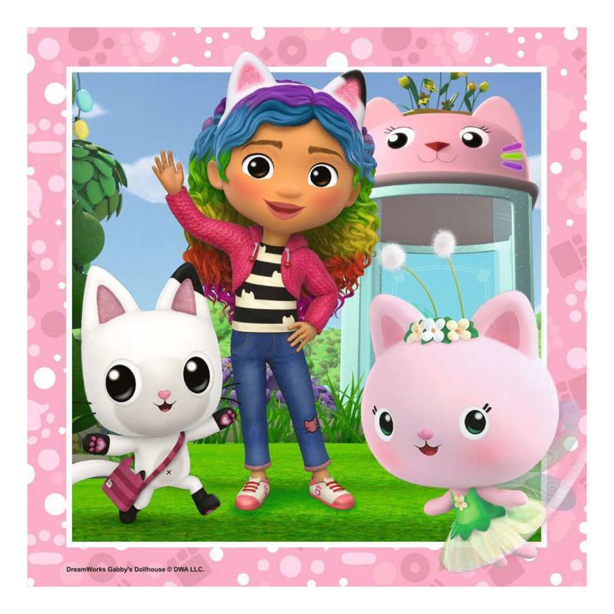 Voir la diapositive 3 : RAVENSBURGER Ravensburger - Gabby's Dollhouse Jigsaw Puzzle, 3x49pcs. 56590