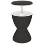 Voir la diapositive 2 : VIDAXL Table a glaciere 3 en 1 noir polypropylene