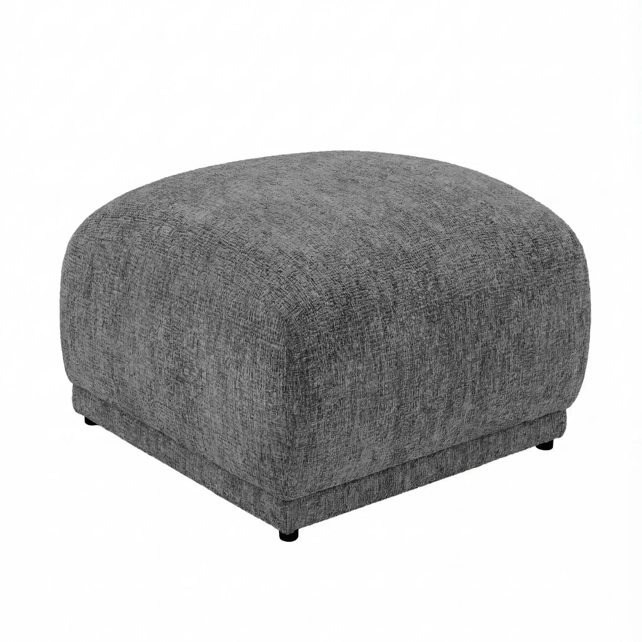 Voir la diapositive 1 : CASANOVA PARIS Rosalie - pouf tissu chenille