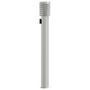 Voir la diapositive 5 : VIDAXL Lampadaires d'exterieur et sortie 3pcs argente acier inoxydable