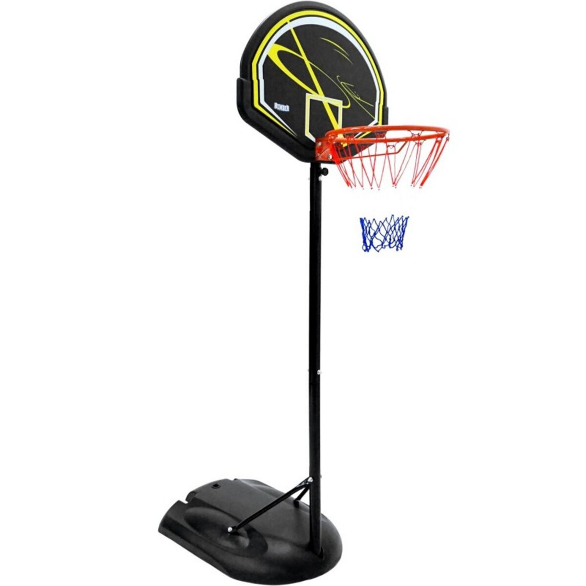 BUMBER Panier de Basket  Miami  Hauteur Réglable de 1,6m à 2,10m - ⌀ 38cm- pied à roulettes