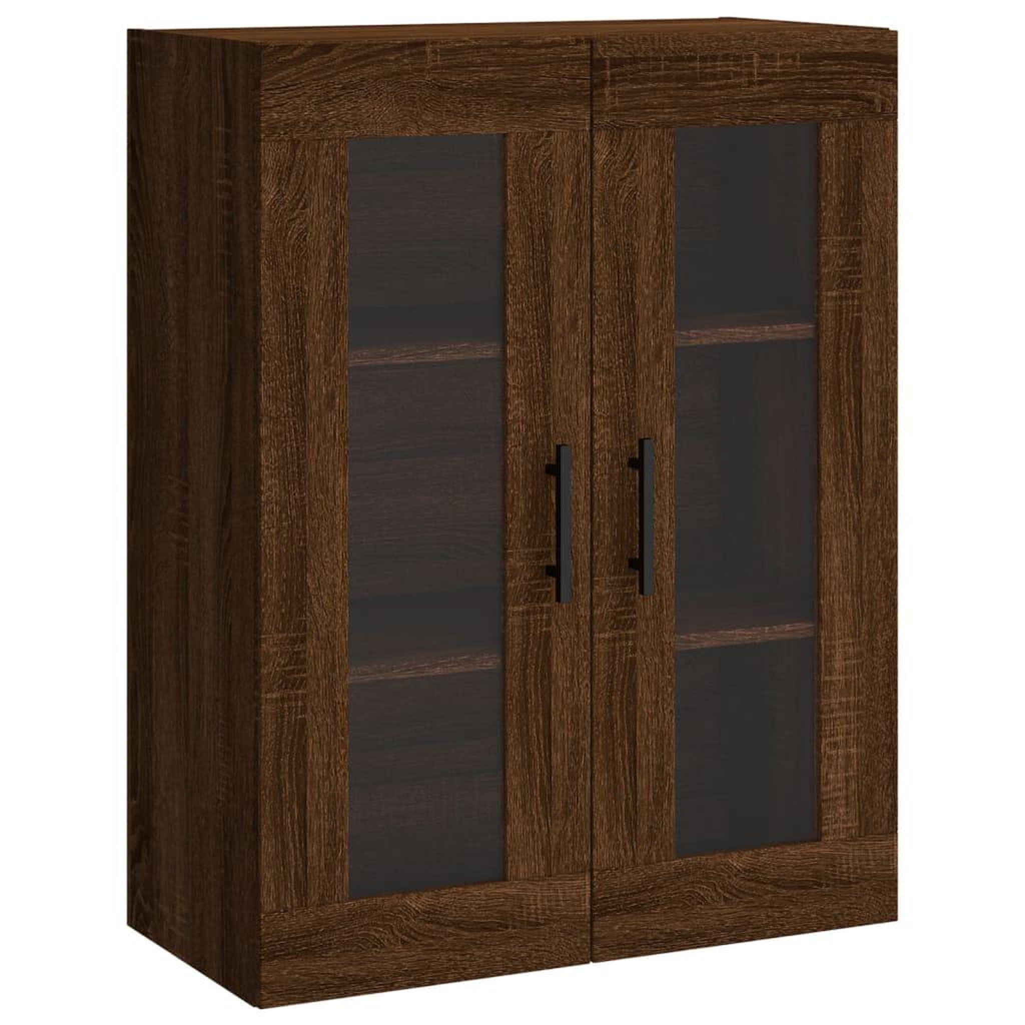 Voir la diapositive 5 : VIDAXL Armoires murales 2 pcs chene marron bois d'ingenierie
